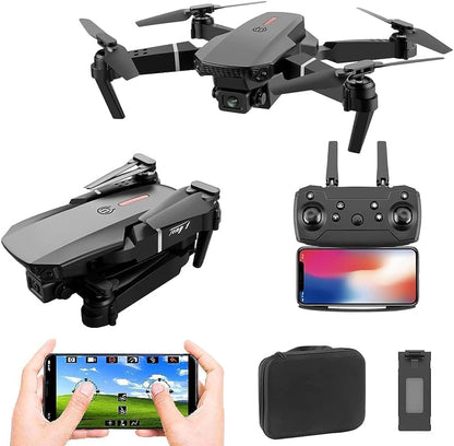 Foldable-Drone-With-Camera-For-Adults-4k-1080P-HD-Drones-Toys-GPS-Auto-Return-One-Touch-Take-off-and-Landing-Drones-240-ct Double Battery Double Camera